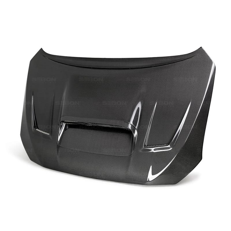 Seibon — Seibon 15+ Subaru WRX/STI VS-Style Carbon Fiber Hood