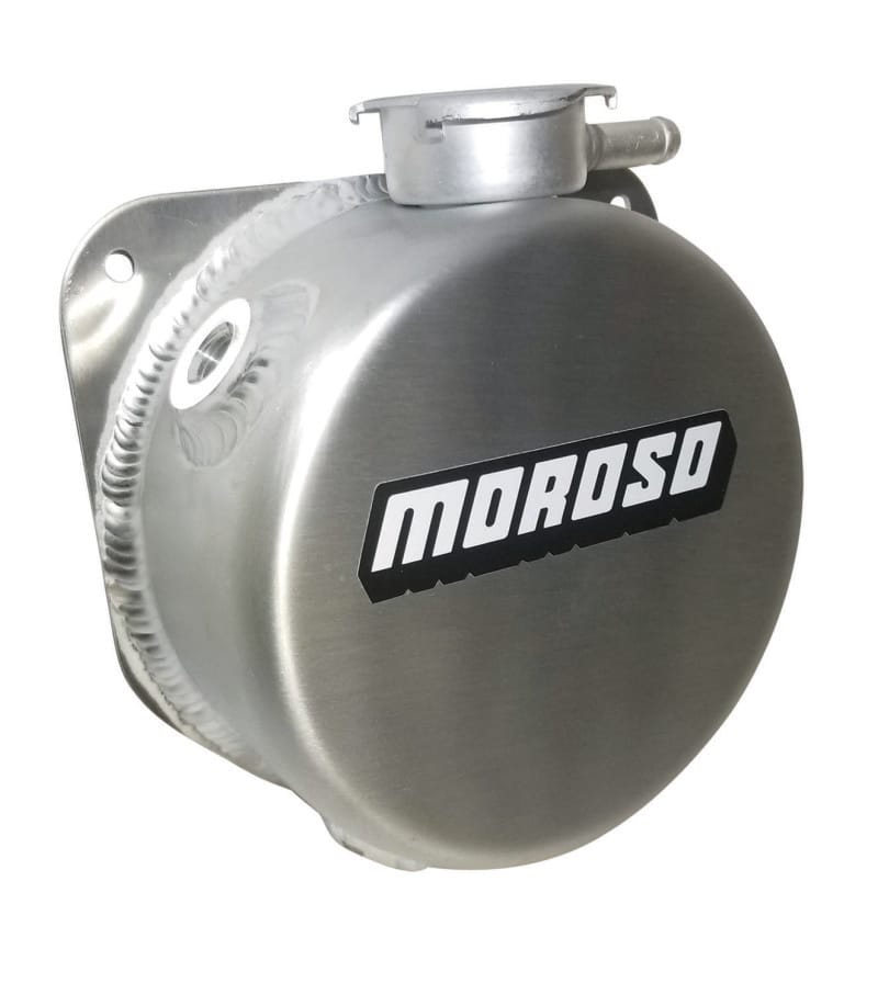 Moroso — Moroso Universal Coolant Expansion Tank - Stamped Filler Neck - 1qt - 2-5/8in