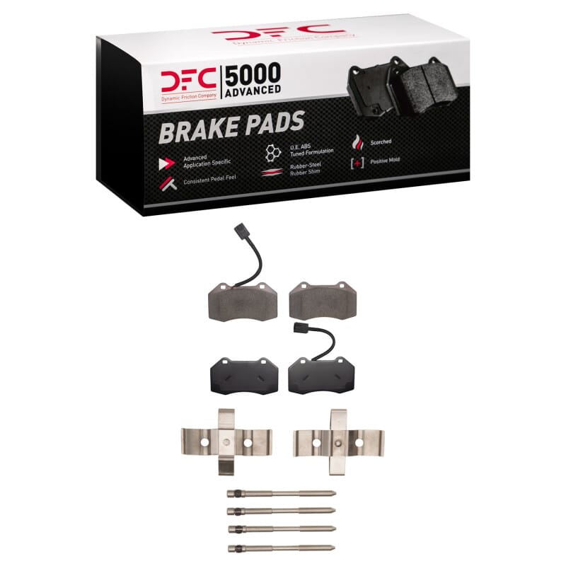 DFC — DFC 5000 Advanced Pads - Low-Metallic and Hardware Kit