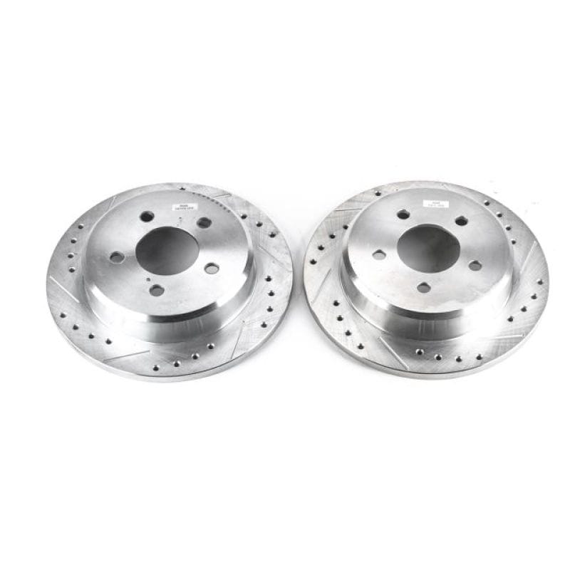 PowerStop — PowerStop Evolution Performance Drilled, Slotted & Plated Brake Rotor Pair