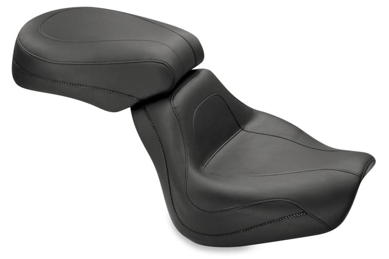 Mustang Motorcycle — Mustang 00-07 Harley Softail Deuce Sport Touring Solo Seat - Black