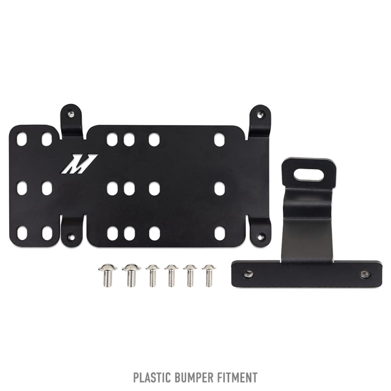 Mishimoto — License Plate Relocation Kit, Fits Ford Bronco 2021+, Plastic Bumper