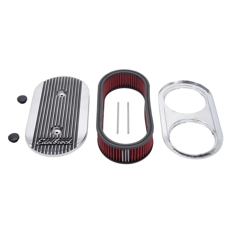Edelbrock — Edelbrock Elite II Air Cleaner #4272 with washable filter; polished finish
Elite II Air Cleaner #4272 with washable filter, polished finish