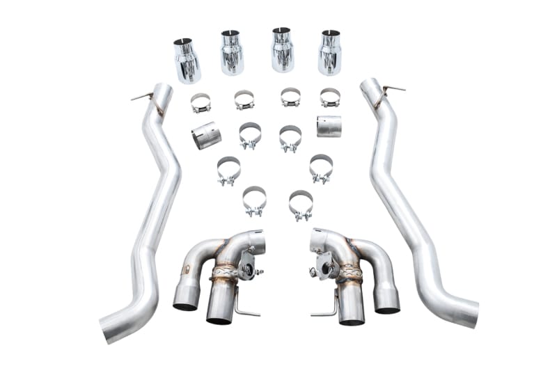 AWE Tuning — AWE SwitchPath™ Axle-back Exhaust for BMW F90 M5 - Chrome Tips