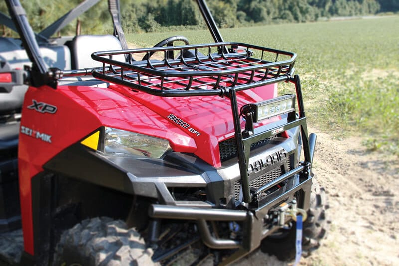 Seizmik — Seizmik 13+ Polaris 500-900 Ranger/XP/Crew Hood Rack - Black