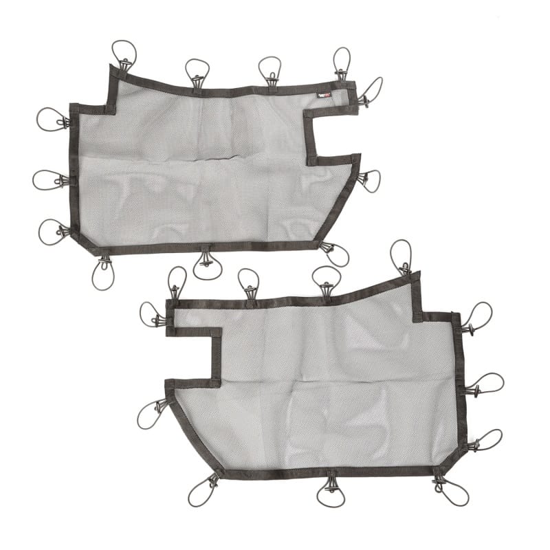 Rugged Ridge — Tube Door Cover Kit, Front, Pair, Black; 07-18 Jeep Wrangler JK/JKU
Tube Door Covers