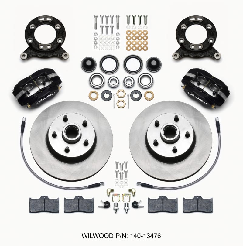 Wilwood — KIT,FRONT,MUSTANG,65-69,11.30 HUB/ROTOR W/LINES