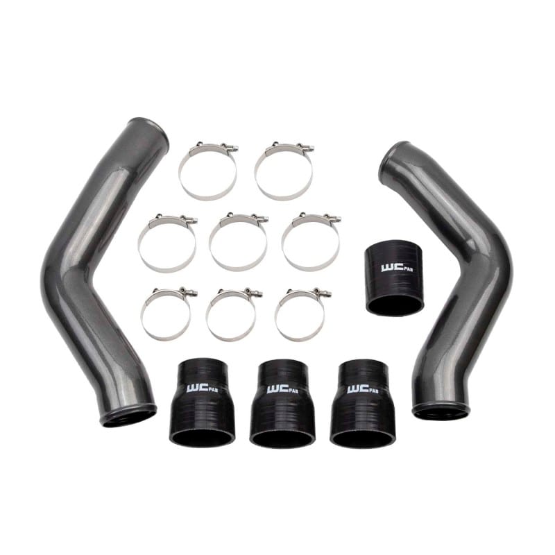 Wehrli — High Flow Bundle Kit Stage 1, 3.5 in., 13-18 Cummins 6.7L, WCFab Grey
