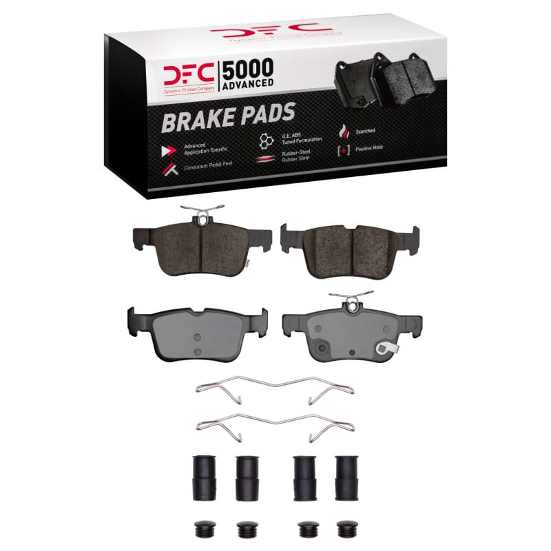 DFC — DFC 20-25 Ford Maverick Rear 5000 Advanced Ceramic Brake Pads and Hardware Kit