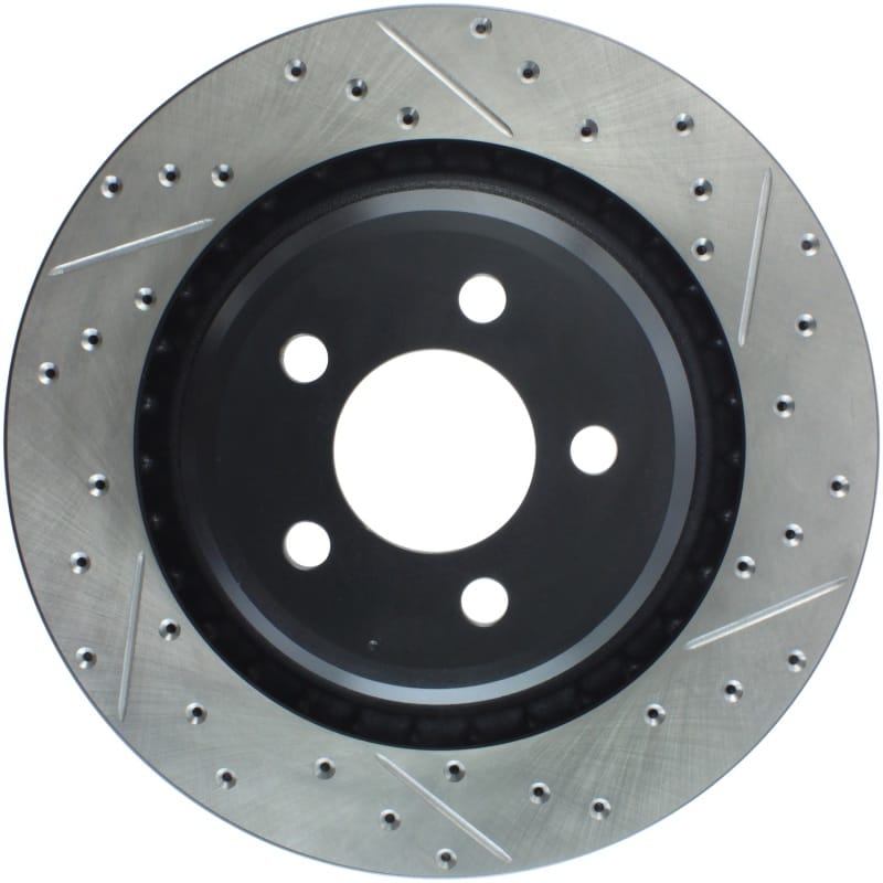 Stoptech — StopTech Sport Drilled & Slotted Brake Rotor; Rear Left
StopTech Sport Drilled/Slotted Brake Rotor; Rear Left
StopTech Sport Drilled/Slotted Disc