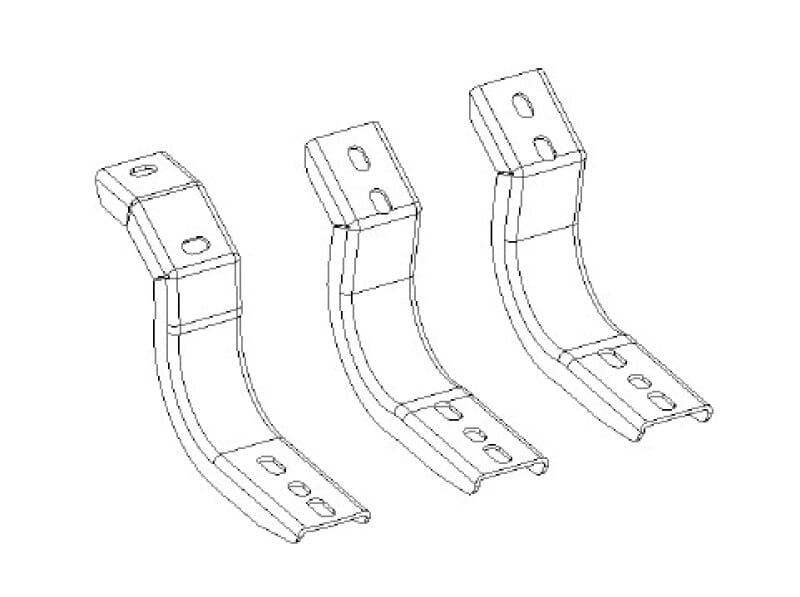 Go Rhino — OE Xtreme Cab Length Side Steps - MOUNTING BRACKETS ONLY