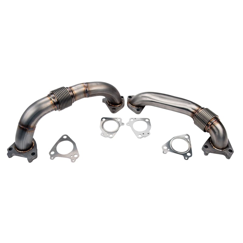 Wehrli — Up Pipe Kit w/ Gaskets (Single Turbo), 2in, for 01-04 LB7 Duramax, Stainless