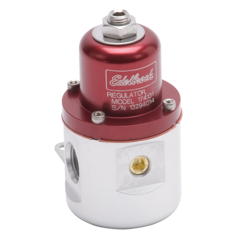 Edelbrock — Edelbrock Fuel Pressure Regulator Carbureted 160 GPH 5-10 PSI 3/8In In/Out 3/8In Return Red/Clear
PUMPS