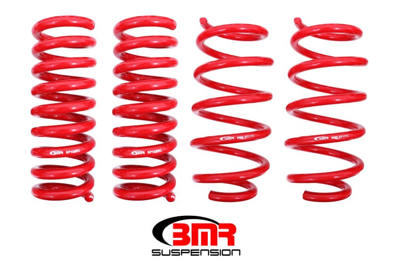 BMR Suspension — Lowering Springs, Set Of 4, 1.25" Drop, Performance Version
