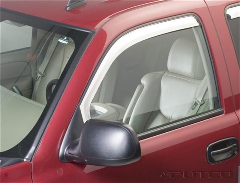 Putco — Element Chrome Window Visor In Channel