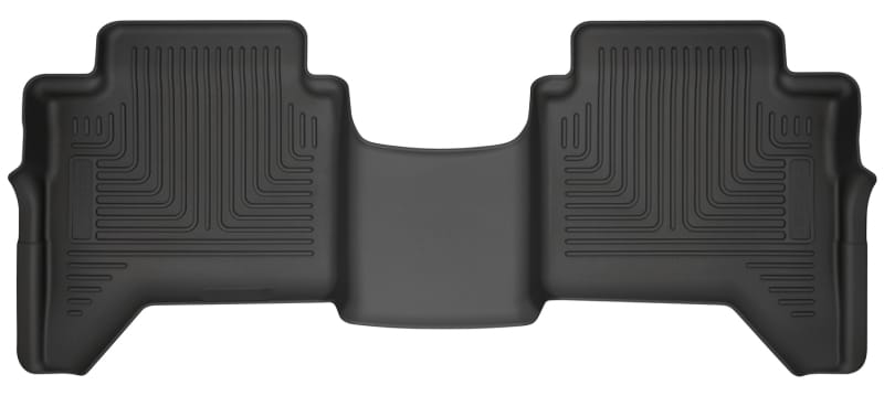 Husky Liners — Husky Liners 2019 Ford Ranger SuperCrew WeatherBeater 2nd Row Black Floor Liners
