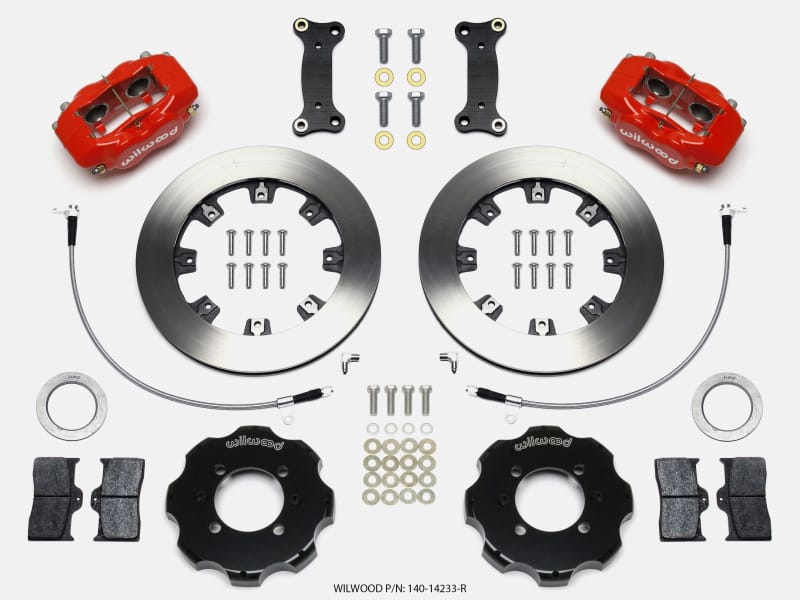 Wilwood — KIT,FRONT,MAZDA,MIATA,16-UP,FDLI,12.19x .810 ROTOR,RED,W/LINES