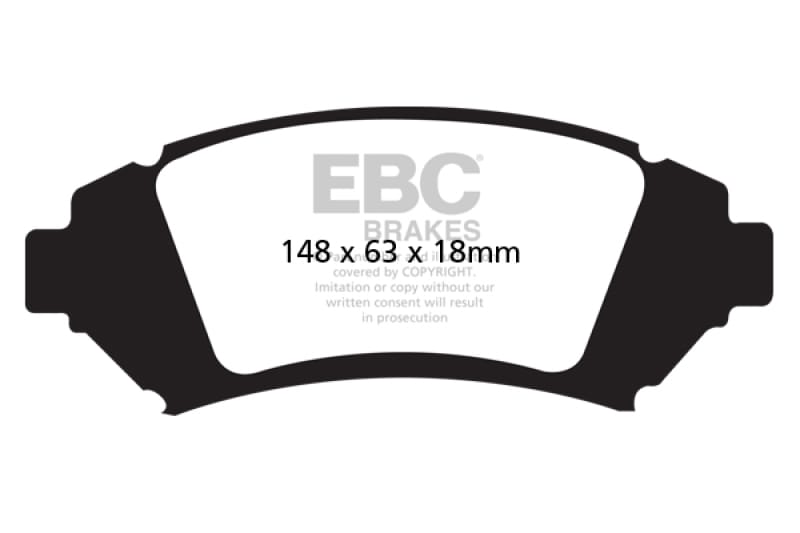EBC — Greenstuff 2000 Series Sport Brake Pads