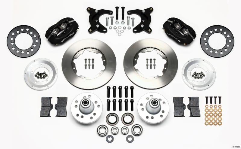 Wilwood — KIT,FRONT,A BODY,65-72,10in. DRUM,FDLI 11.00,BLACK POWDER COAT