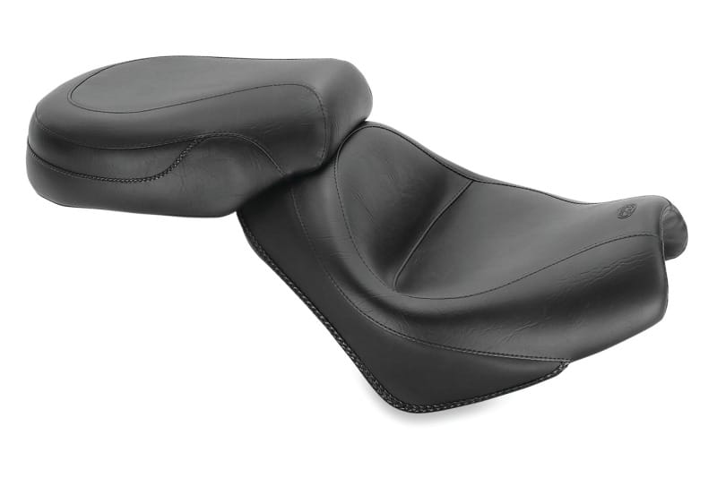 Mustang Motorcycle — Mustang 02-08 Honda VTX1800 Retro, S & T Honda Wide Touring 2PC Seat - Black