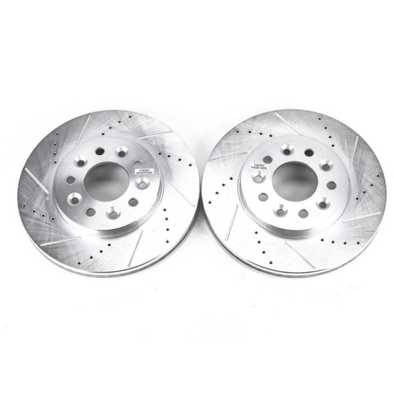 PowerStop — PowerStop Evolution Performance Drilled, Slotted & Plated Brake Rotor Pair
