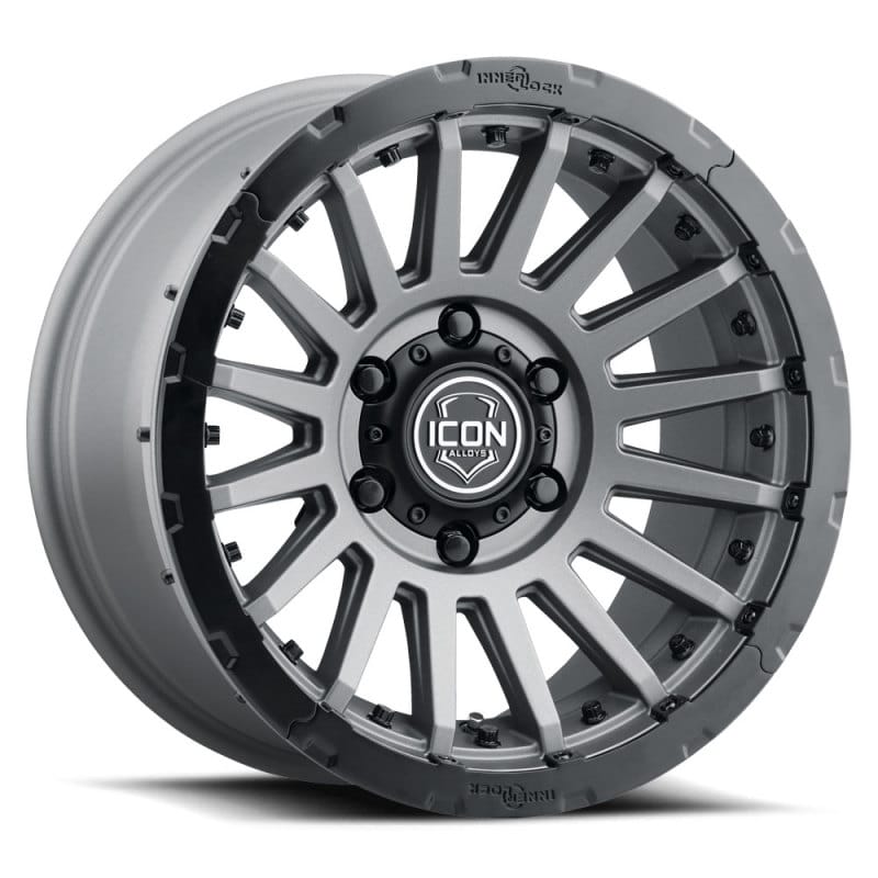 ICON — ICON ALLOYS RECON PRO CHARCOAL 17 X 8.5 / 6 X 5.5 / 0MM