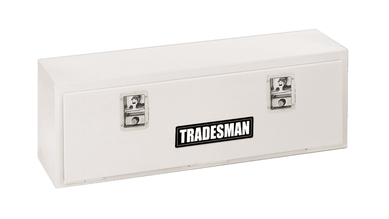 Tradesman — Tradesman Steel Top Mount Tool Box (60in.) - White