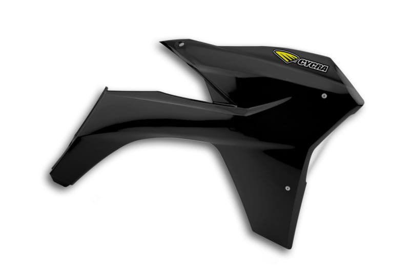 Cycra — Cycra 11-13 KTM 125-500 SX/XC/SX-F/XC-F/XC-W/XCF-W/EXC-F Powerflow Radiator Shrouds - Black