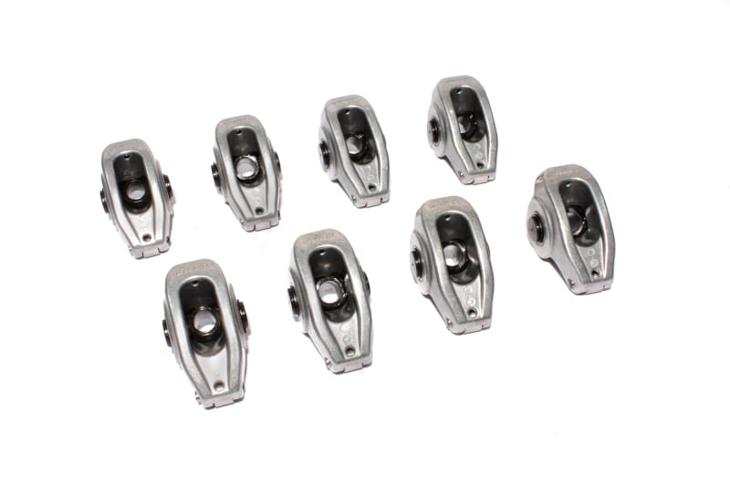 COMP Cams — High Energy Aluminum 1.6 Ratio Roller Rocker Set of 8 AMC, SBF, Olds 7/16" Stud