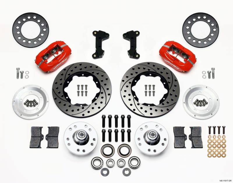 Wilwood — KIT,FRONT,MUSTANG II,74-78,FDLI,11.00 SRP,RED
