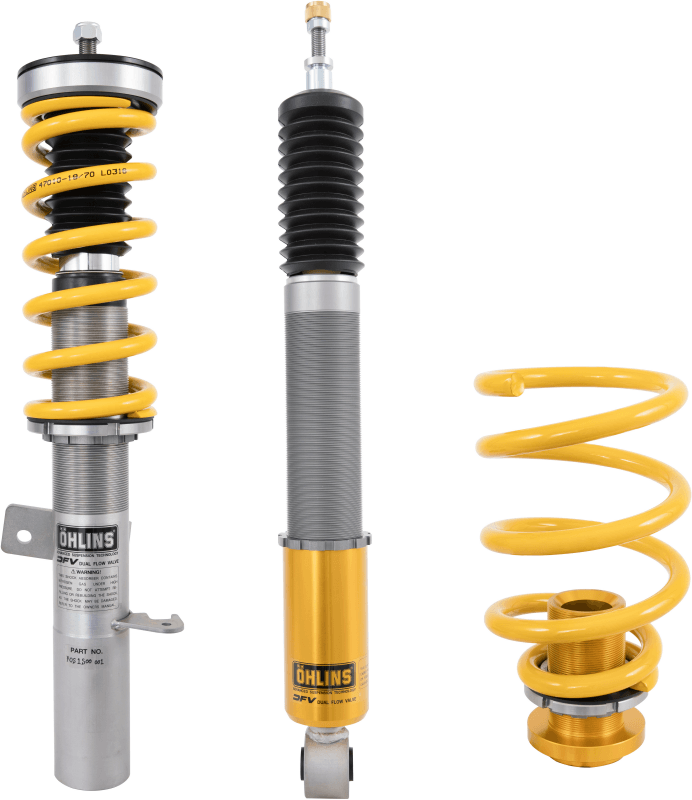 Ohlins — Road & Track Coilover Suspension System featuring Dual Flow Valve Technology