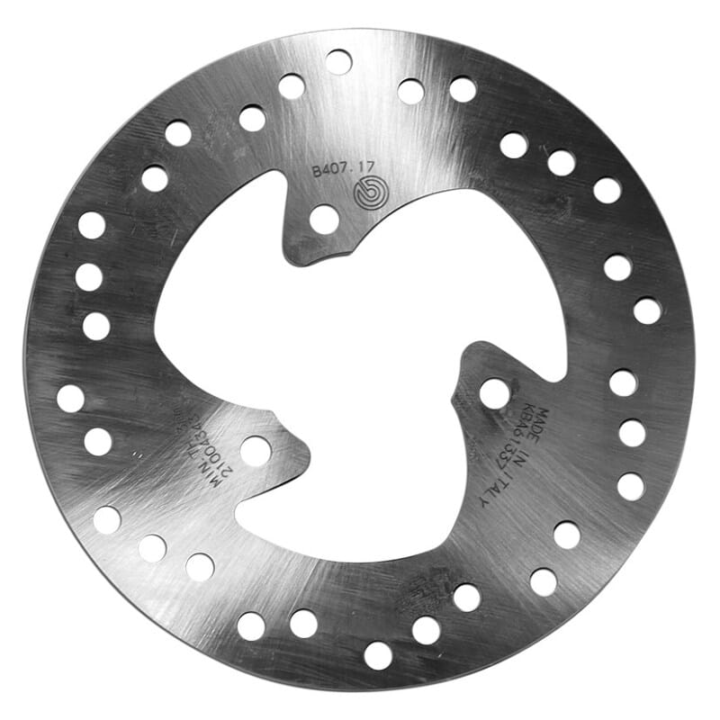Brembo OE Powersports — Brembo OE 97-16 Yamaha YN Neos/LC/00-02 MBK YN Ovetto 100CC 190x3.5mm Brake Disc - Front Fixed