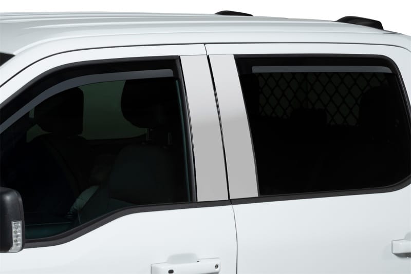 Putco — Element Chrome Window Visor Tape On