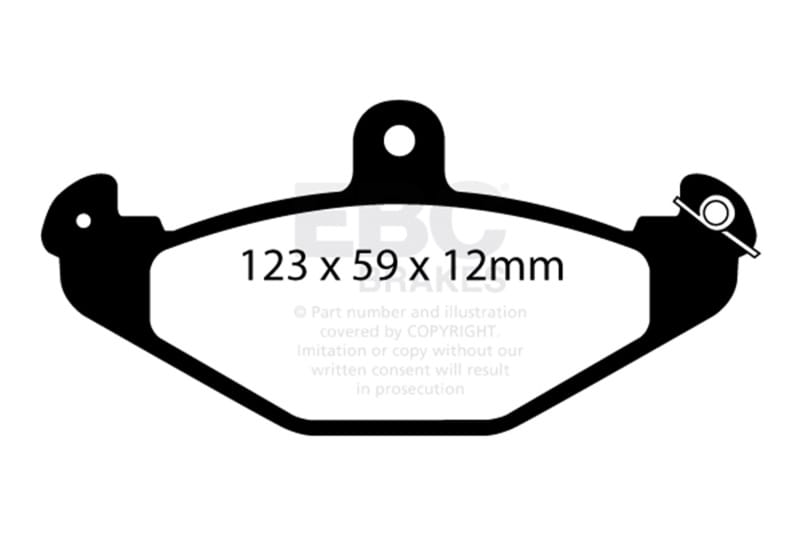 EBC — Redstuff Ceramic Low Dust Brake Pads