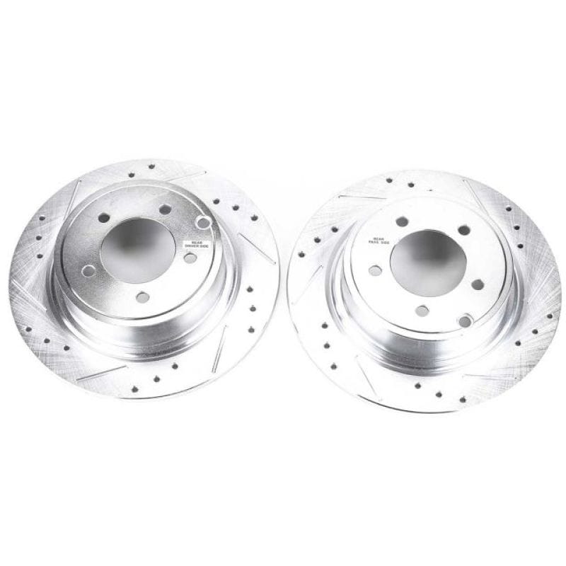 PowerStop — PowerStop Evolution Performance Drilled, Slotted & Plated Brake Rotor Pair