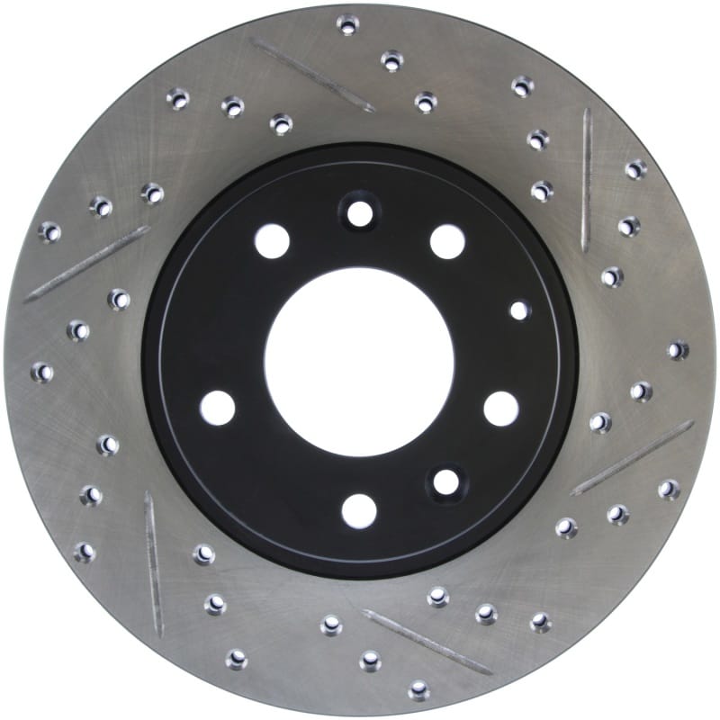 Stoptech — StopTech Sport Drilled & Slotted Brake Rotor; Front Left
StopTech Sport Drilled/Slotted Brake Rotor; Front Left