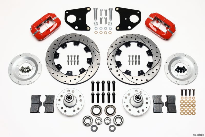 Wilwood — KIT,FRONT,CDP,B&E BODY,62-72,DRUM,FDLI 12.19,SRP,RED