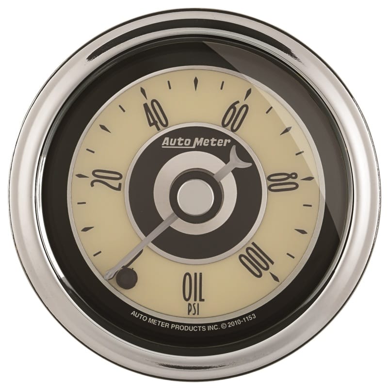 AutoMeter — GAUGE, OIL PRESS, 2 1/16" , 100PSI, DIGITAL STEPPER MOTOR, CRUISER AD