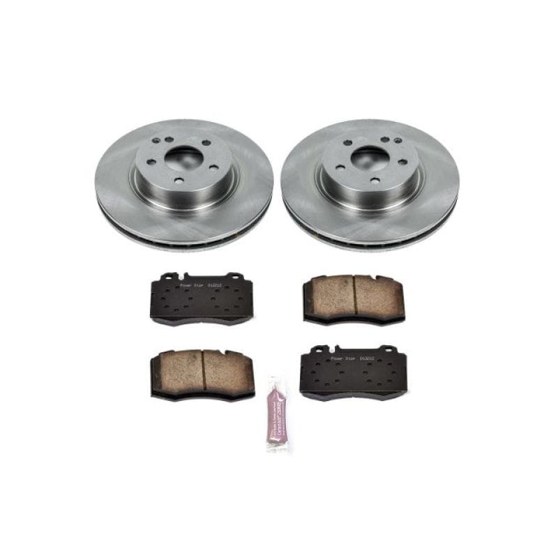 PowerStop — OE Stock Replacement Low-Dust Ceramic Brake Pad and Rotor Kit