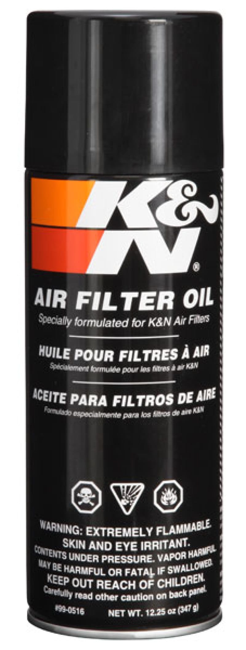 K&N Engineering — Air Filter Oil - 12.25oz - Aerosol
12 oz. Aerosol, for Case Order 12
Air Filter Oil-12.25oz-Aerosol