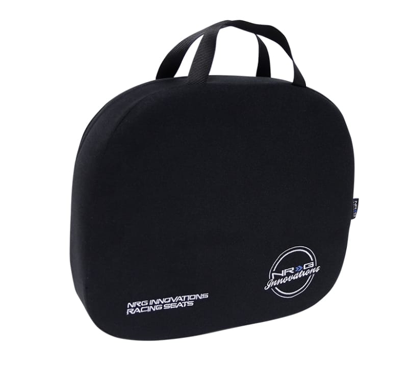 NRG — NRG Racing Seat Cushion - One Piece Memory Foam Nylon Black w/ White Stitching