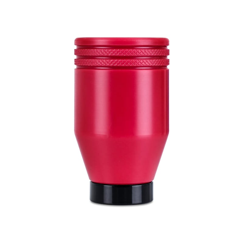 Mishimoto — Shift Knob, Red, w/Black Core, Weighted, fits Subaru WRX 2022+