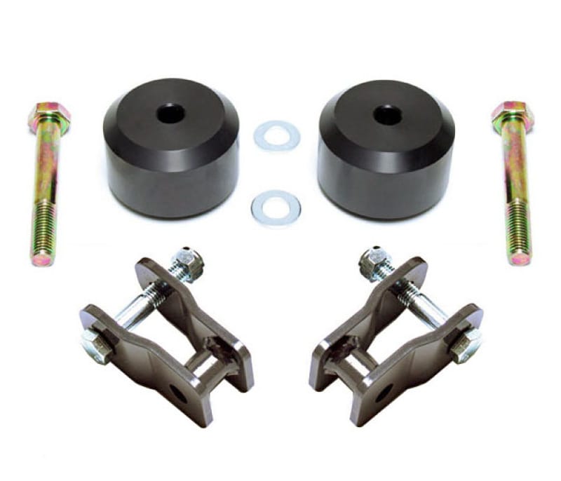 Maxtrac — 2" FRONT COIL SPACERS W/ SHOCK EXT
Coil Spring Spacer Leveling Kit