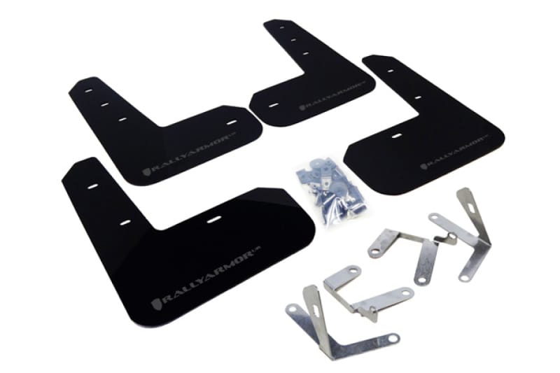 Rally Armor — Black Mud Flap/Grey Logo