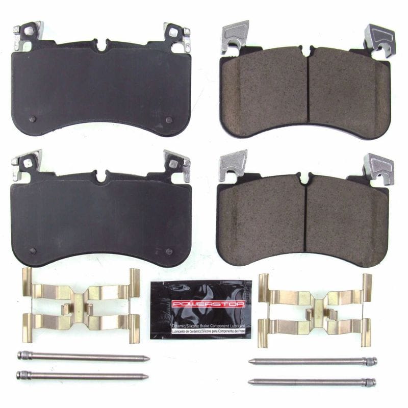 PowerStop — PowerStop - Z23 Daily Driver Carbon-Fiber Ceramic Brake Pads with Hardware Kit