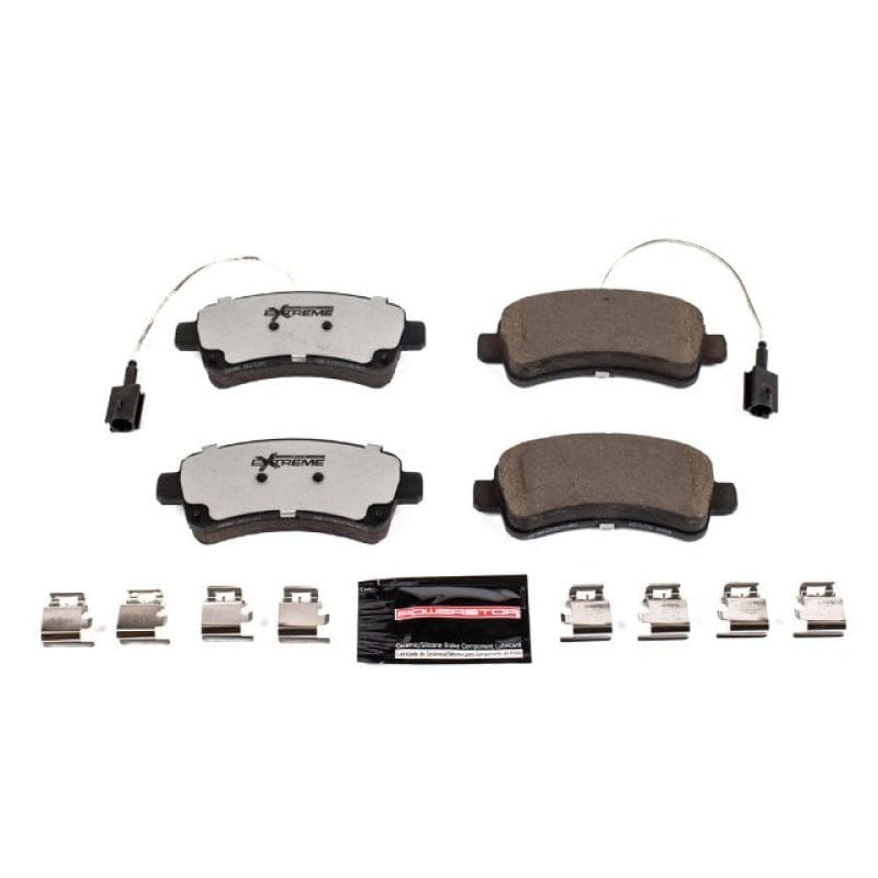 PowerStop — PowerStop - Z36 Truck and SUV Carbon-Fiber Ceramic Brake Pads with Hardware Kit