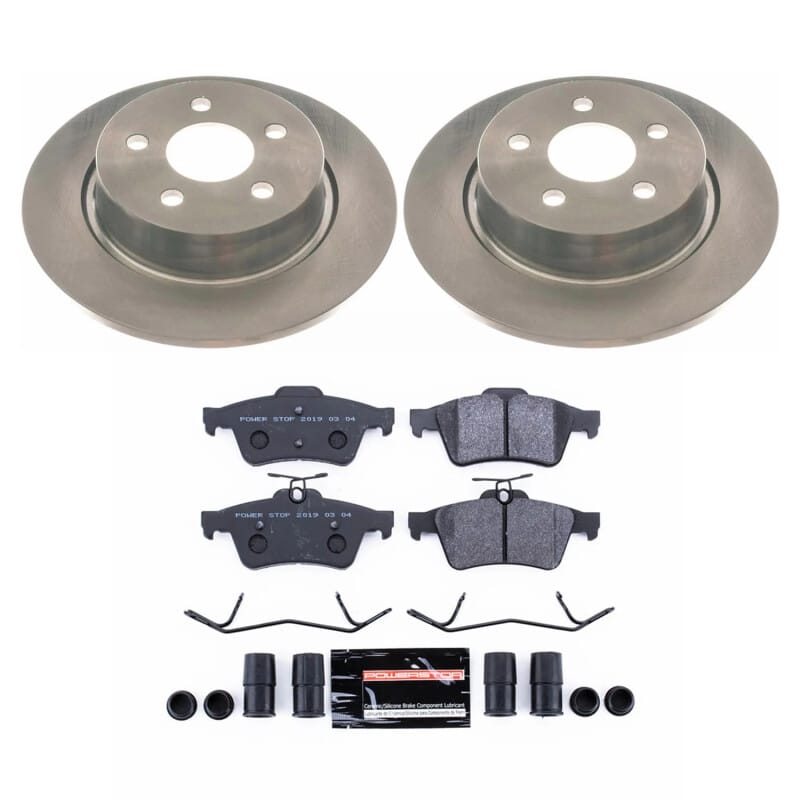 PowerStop — Track Day Spec High-Performance Brake Pad and Rotor Kit