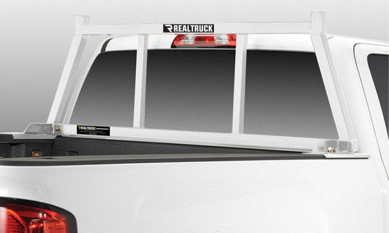 BackRack — OPEN; White; 07-26 Silv/Sra1500/07-18Slv/Sra HD/04-26 F150/08-26 Tnd/16-24 TtnXD