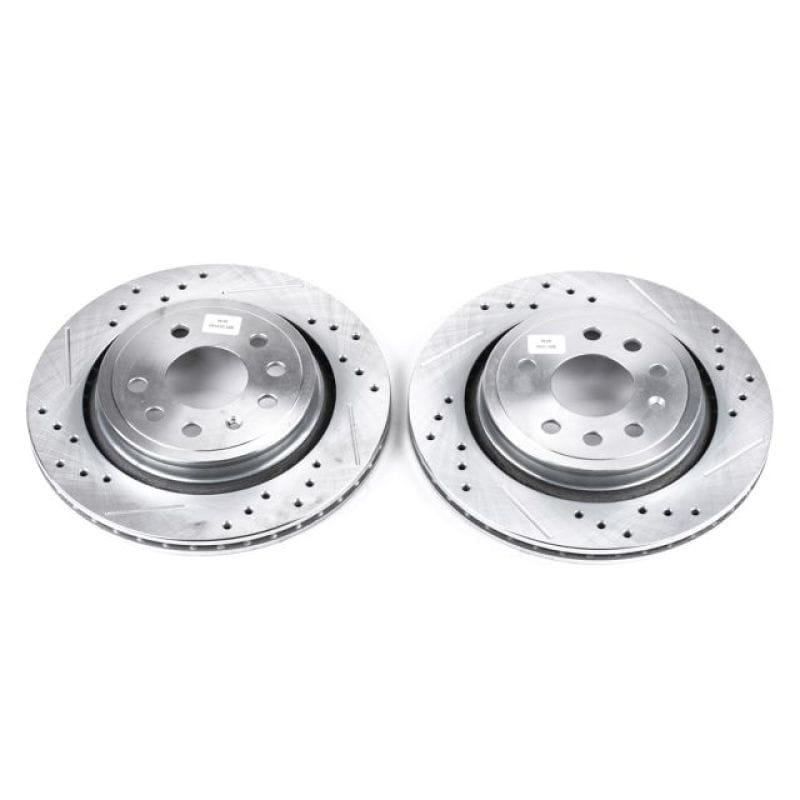 PowerStop — PowerStop Evolution Performance Drilled, Slotted & Plated Brake Rotor Pair
