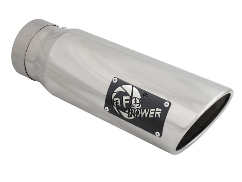 aFe — MACH Force-Xp 409 Stainless Steel Clamp-on Exhaust Tip Polished